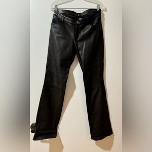 Vtg PAIGE NOVICK leather pants size US 6